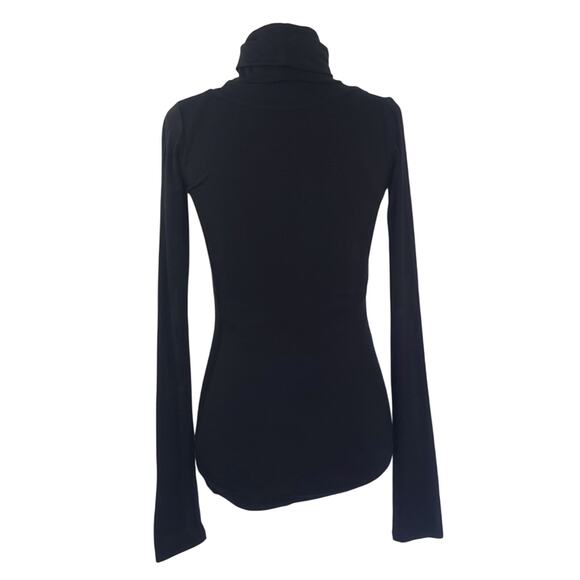 Marcella Black Women's Carson Turtleneck Top XS - Picture 5 of 6